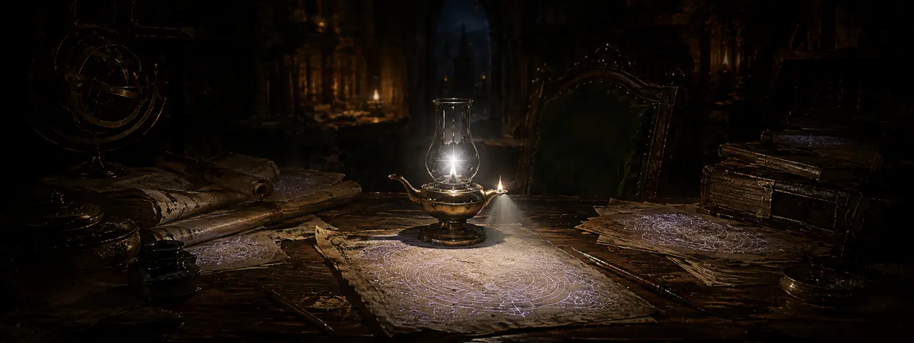 The Scholar's Lamp — artwork